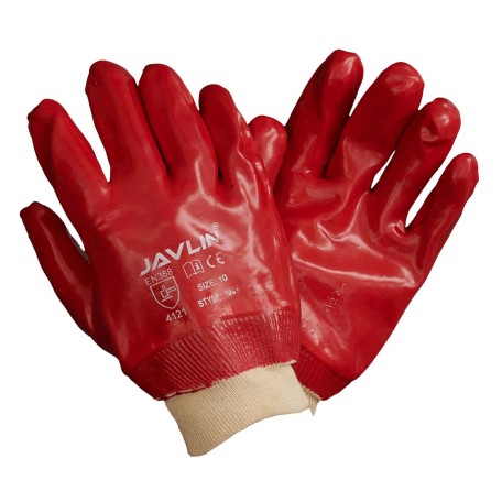 2006-PVC Medium Weight Knit Wrist Gloves
