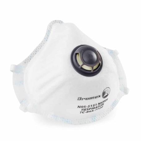 DROMEX VALVED N95 MOULDED FACE MASK N95-5151 DROMEX VALVED N95 MOULDED FACE MASK N95-5151