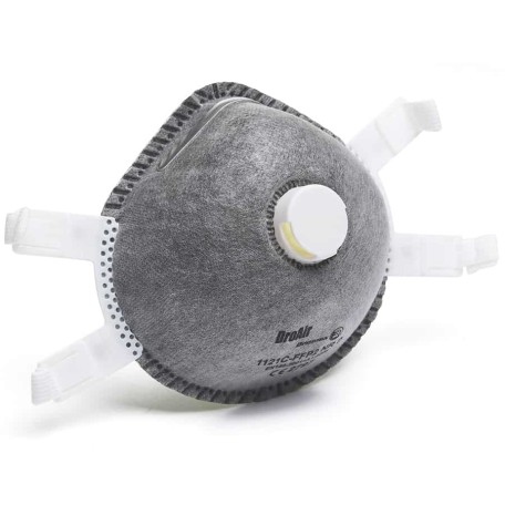 DROMEX DISPOSABLE MOULDED ACTIVE CARBON FFP2 MASK 1121C VALVED DROMEX DISPOSABLE MOULDED ACTIVE CARBON FFP2 MASK 1121C VALVED