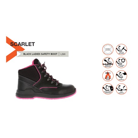 PROFIT SCARLET SAFETY BOOT LS01 PROFIT SCARLET SAFETY BOOT LS01