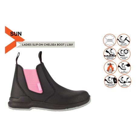 PROFIT LADIES SLIP-ON SUN CHELSEA BOOT LS07