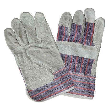 2030-Chrome Leather Candy Stripe Gloves Economic Grade