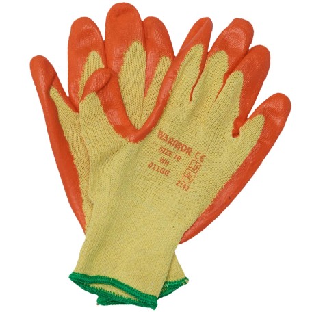 2051-Orange Latex Coated Gloves