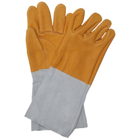 2059-Full Grain Deerskin VIP Gloves 15cm Cuff