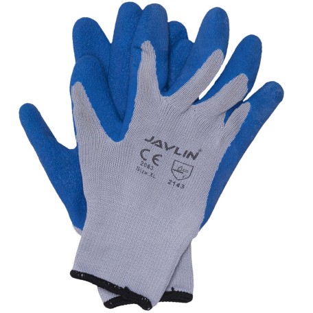 2063- Blue Latex Coated Gloves