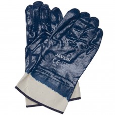 2065-Blue Nitrile Fully Coated Canvas Cuff Gloves 2065-Blue Nitrile Fully Coated Canvas Cuff Gloves