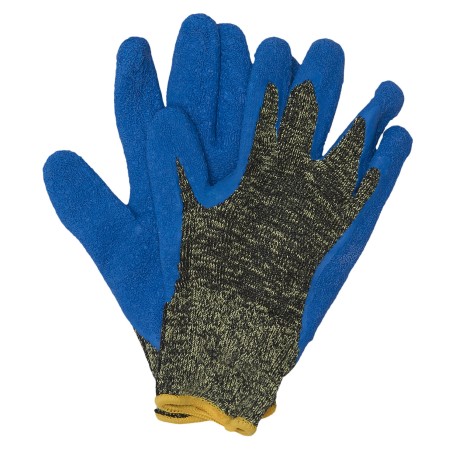 2072-Heat & Cut Resistant Kevlar Mix Blue Latex Liner Cut 5