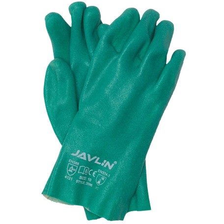 2096-PVC Green Foam Finish Gloves