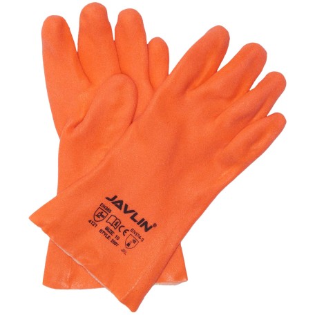 2097-PVC Fluorescent Orange Foam Finish Gloves 2097-PVC Fluorescent Orange Foam Finish Gloves