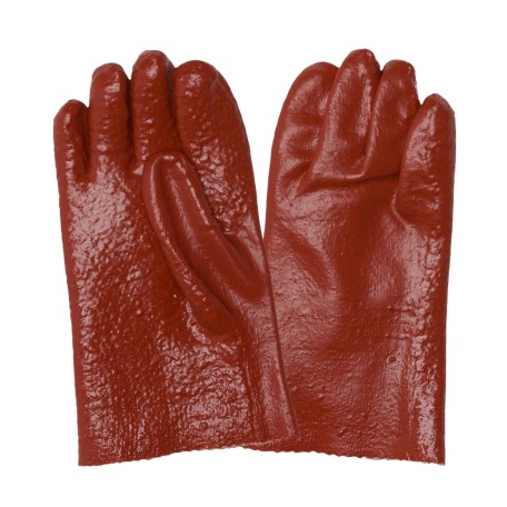 2104-PVC Extra Heavy Weight Safety Cuff Gloves 27cm