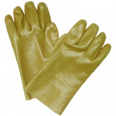 2107-PVC Hi-Vis Green Smooth Finish Safety Cuff Gloves 27cm 2107-PVC Hi-Vis Green Smooth Finish Safety Cuff Gloves 27cm