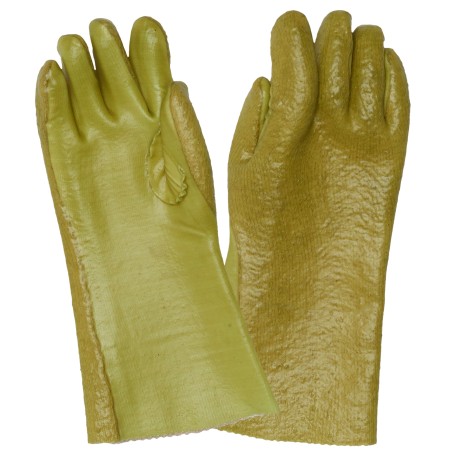 2118-PVC Elbow Length Heavyweight Hi-Vis Reinforced Padding