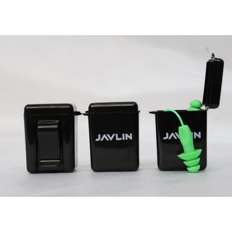 6052BOX-Reusable Green Corded Ear Plugs With Container 