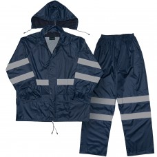 6145-Reflective Polyester PVC Rain Suit 6145-Reflective Polyester PVC Rain Suit
