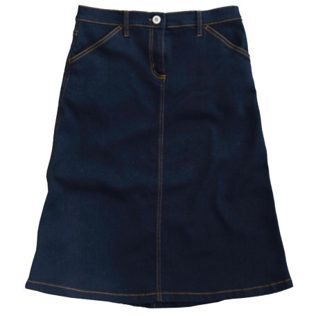 6814-DE-Women’s Indigo Blue Denim Skirt 6814-DE-Women’s Indigo Blue Denim Skirt