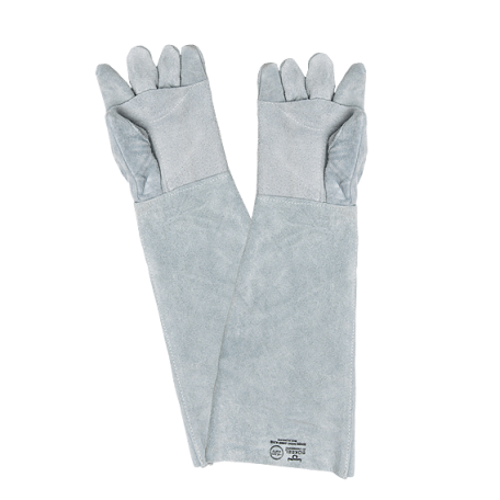 GL36L-Superior Quality Chrome Leather Gloves 40cm Cuff GL36L-Superior Quality Chrome Leather Gloves 40cm Cuff