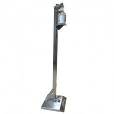 HAND SANITIZER DISPENSER STAND STAINLESS STEEL FOOT OPERATED HAND SANITIZER DISPENSER STAND STAINLESS STEEL FOOT OPERATED