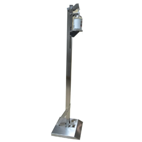 HAND SANITIZER DISPENSER STAND STAINLESS STEEL FOOT OPERATED