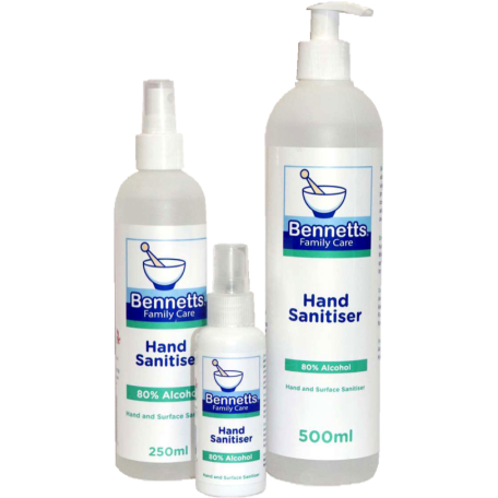 BENNETT’S HAND & SURFACE SANITIZERS