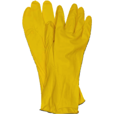 YELLOW HOUSEHOLD LATEX GLOVES YELLOW HOUSEHOLD LATEX GLOVES